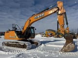 2016 CASE CX210D crawler excavator, side view