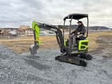 2025 Zaox ZA16A mini excavator, side view