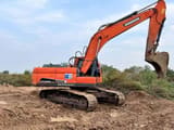 2022 Doosan DX225LC-9C crawler excavator, side view