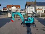 2019 Kobelco SK10SR mini excavator, side profile view