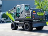 2025 Zoomlion ZE150WG wheel excavator rear three-quarter view