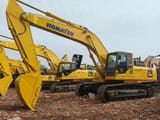 2017 Komatsu PC400 crawler excavator, side view