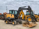 2017 Volvo EW60E wheel excavator, side view