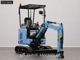2024 Sany SY19E mini excavator, front three-quarter view