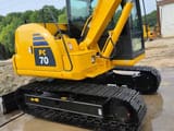 2021 Komatsu PC70-8 crawler excavator, rear three-quarter view