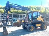 2020 Volvo EWR150E wheel excavator, side profile view