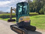 2013 Yanmar ViO25-4 mini excavator, front three-quarter view