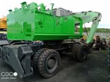 2022 Sennebogen 818-E wheel excavator, rear three-quarter view