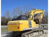 2017 Komatsu PC240 NLC-11 excavator, rear three-quarter view