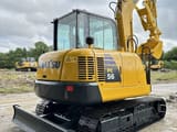 2022 Komatsu PC56-7 mini excavator, rear three-quarter view