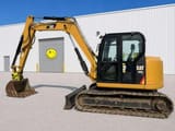 2018 Caterpillar 308E2CR crawler excavator, side view