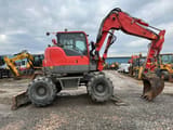 2011 Komatsu PW98MR-8 wheel excavator, side profile view