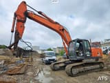 2011 Hitachi Zaxis 250LC crawler excavator, side view