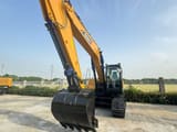 2025 Sany SY215H crawler excavator, front three-quarter view