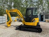 2023 Komatsu PC50MR-3 mini excavator, side profile view