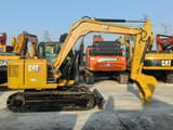 2024 Caterpillar 308E2 mini excavator, side profile view