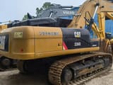 2023 Caterpillar 336D crawler excavator, rear three-quarter view