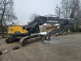2016 Volvo EC380EHR demolition excavator, side view