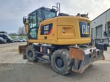 2018 Caterpillar M315F wheel excavator, rear three-quarter view