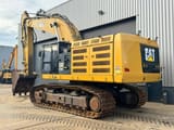 2013 Caterpillar 374FL crawler excavator, rear three-quarter view