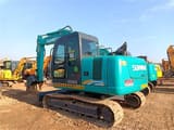 2024 Sunward SWE90E mini excavator, rear three-quarter view