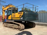 2019 Hyundai HX380L crawler excavator, rear three-quarter view