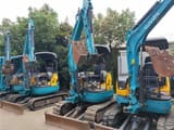 2023 Kubota U-30-5 mini excavator, front three-quarter view