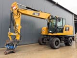 2015 Caterpillar M318F wheel excavator, side profile view