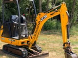 JCB 8014 CTS mini excavator, side view