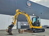 2020 Komatsu PC55MR-5 mini excavator, side profile view