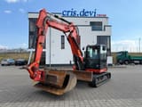 2019 Kubota KX080-4 mini excavator, side profile view