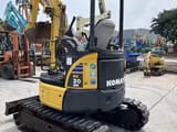 2020 Komatsu PC20MR mini excavator, rear three-quarter view