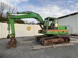 1985 Poclain 90 crawler excavator, side view