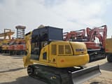 Komatsu PC70-8 mini excavator, rear three-quarter view