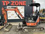 2015 Hitachi ZX29U-3 mini excavator, side view