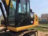 2016 Caterpillar 329D crawler excavator, side view of cab