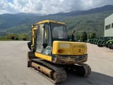 2006 Komatsu PC 75R mini excavator, rear three-quarter view