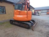 2016 Hitachi 85US mini excavator, rear three-quarter view