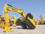 2022 Komatsu PC300-7 crawler excavator, side view
