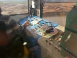 1996 ROHR EIMERKETTENBAGGER interior operator cab view