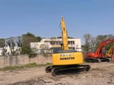 2010 Komatsu PC220-7 crawler excavator, rear three-quarter view