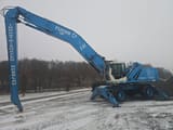 2001 Fuchs MHL 360 material handler, side view