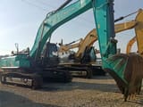 2017 Kobelco SK350D crawler excavator, front three-quarter view
