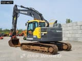 2015 Volvo ECR235EL crawler excavator, rear three-quarter view