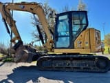 2021 Caterpillar 308 CR mini excavator, side view