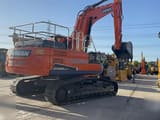 2020 Doosan DX260LC crawler excavator, rear three-quarter view