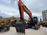 2020 Doosan DX340LC crawler excavator, front view