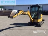 2021 Caterpillar 302CR mini excavator, front three-quarter view
