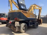 2024 Hyundai Robex 210W-9 wheel excavator, rear three-quarter view