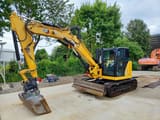 2021 Caterpillar 308CR mini excavator, side profile view